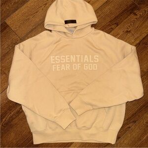 Essentials Beige Hoodie
